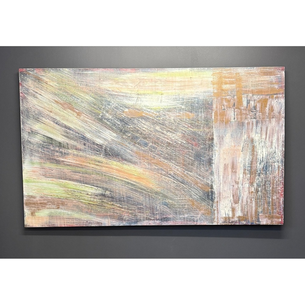 Original‎ Abstract Acrylic Painting On Canvas TLD BEACH WASH 2023 60x 36x 1.5